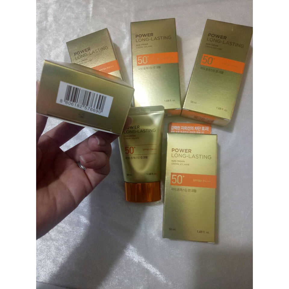 Kem chống nắng thefaceshop natural sun cream spf50 + pa+++ (50ml)