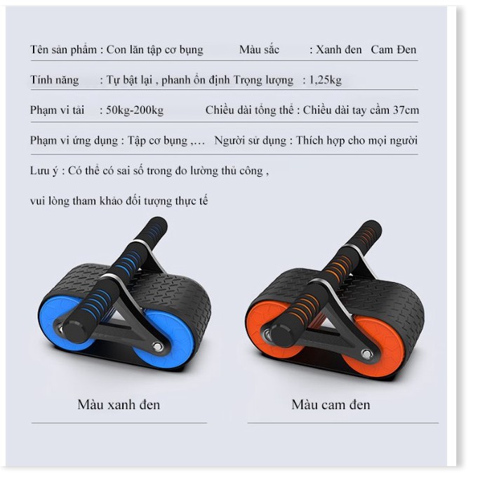 🇳 🇪 🇼®️ Tank Wheel Con lăn tập cơ bụng Phanh tự động đốt cháy calo