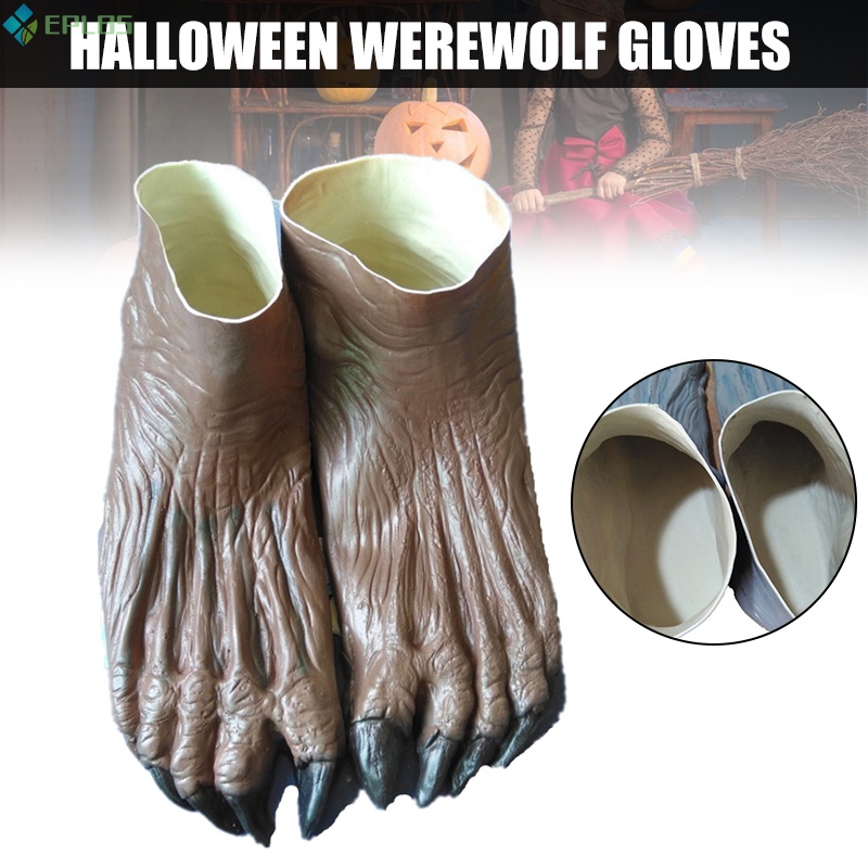 Bao chân hóa trang Halloween bằng Latex mềm mại bền bỉ dễ sử dụng