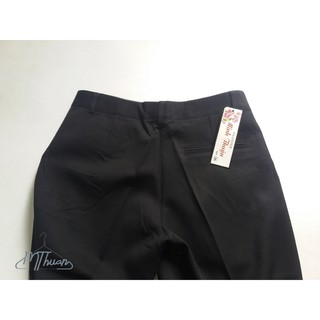 Quần Baggy Nữ Màu Đen