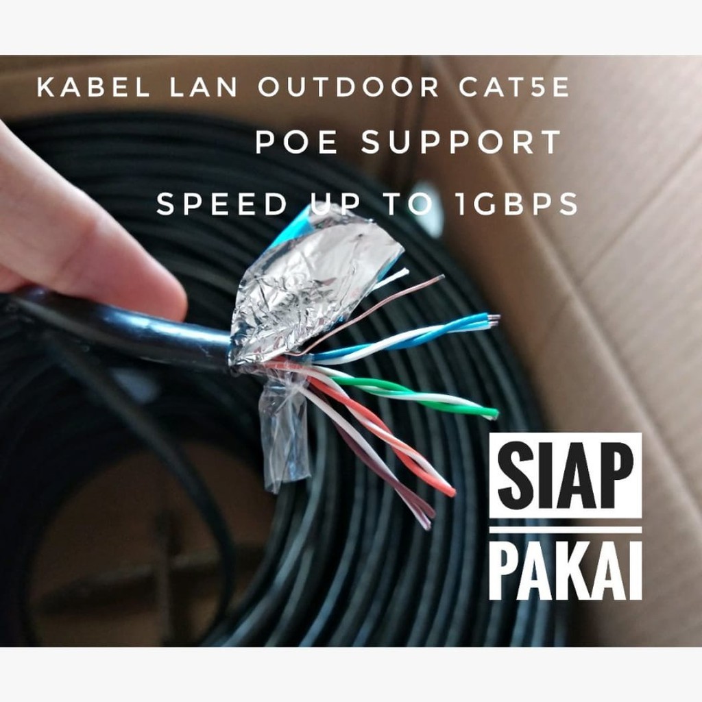 Dây Cáp Lan Ftp Cat5E 60m 60m 60m Hỗ Trợ Sử Dụng Ngoài Trời