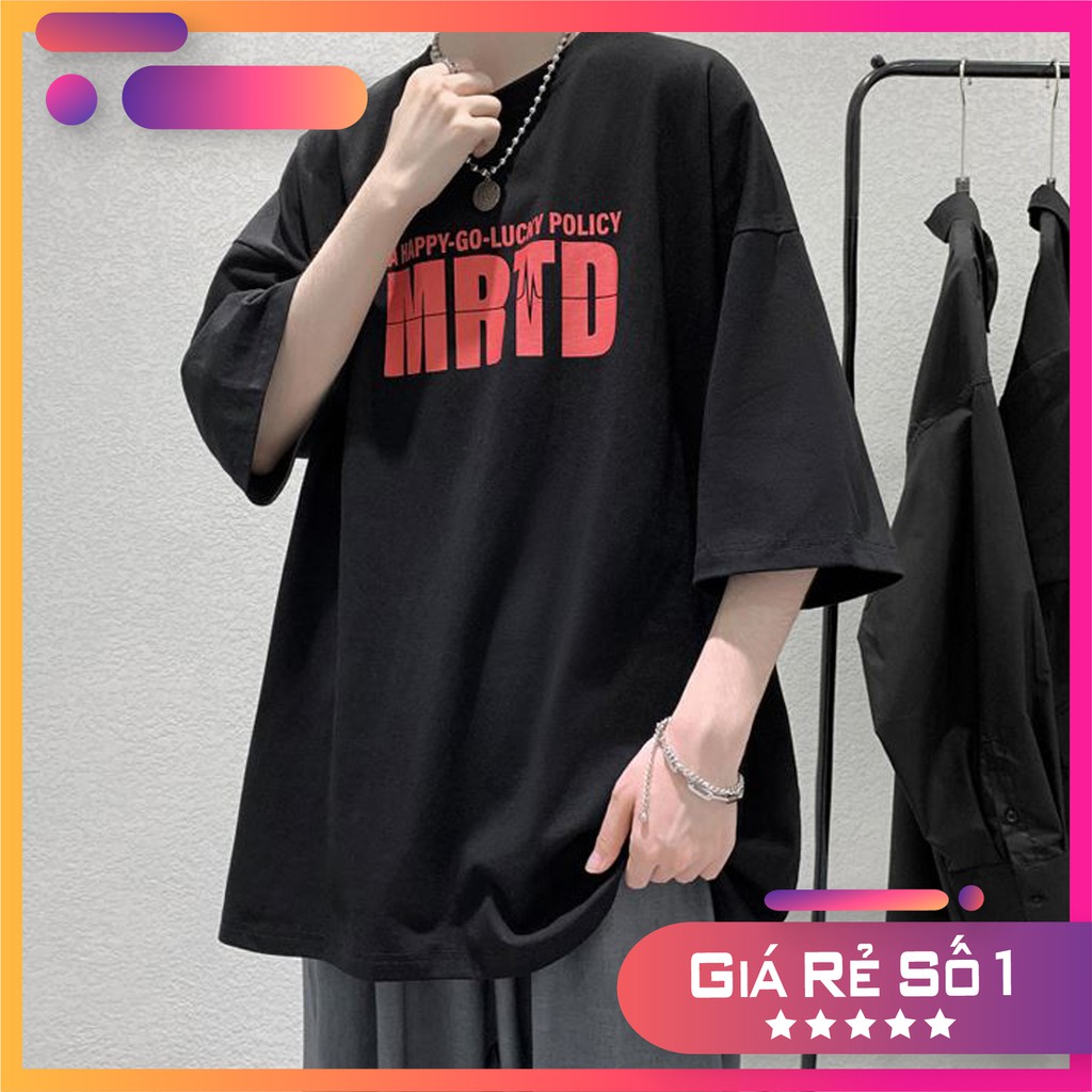 áo thun tay lỡ DASN, Áo phông tay lỡ Unisex form rộng 