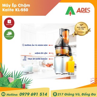 Máy ép chậm Kalite KL-550