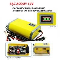 [XÃ KHO] BỘ SẠC BÌNH ẮC QUY 12V-2A, 12V-15A AUTO [HCM]