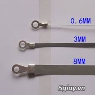 [Thanh Dây nhiệt LOẠI TO 8MM DÀI 20CM] Bộ Dây nhiệt thay thế máy hàn túi PFS ĐỦ KÍCH THƯỚC, Bộ Dây nhiệt máy ép túi PFS