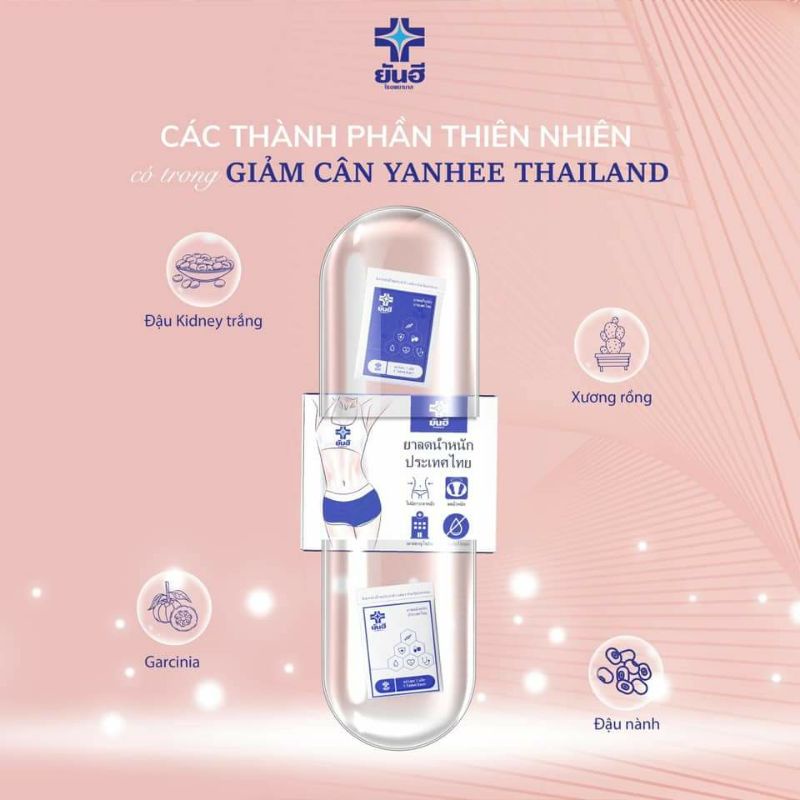 hộp detox giảm cân yanhee thải mỡ cứng mỡ bụng mỡ chân tay vĩnh viễn 2 tuần
