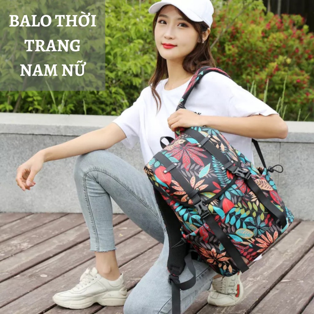 Balo Nam Đi Học Unisex Chống Nước - Balo Nữ Đi Học Ulzang Có Ngăn Đựng Laptop