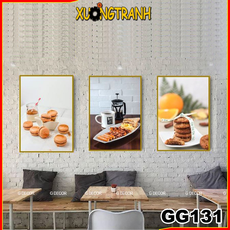 Tranh treo tường canvas 3 bức phong cách Bắc Âu 131, tranh decor trang trí phòng khách, phòng ngủ, phòng ăn