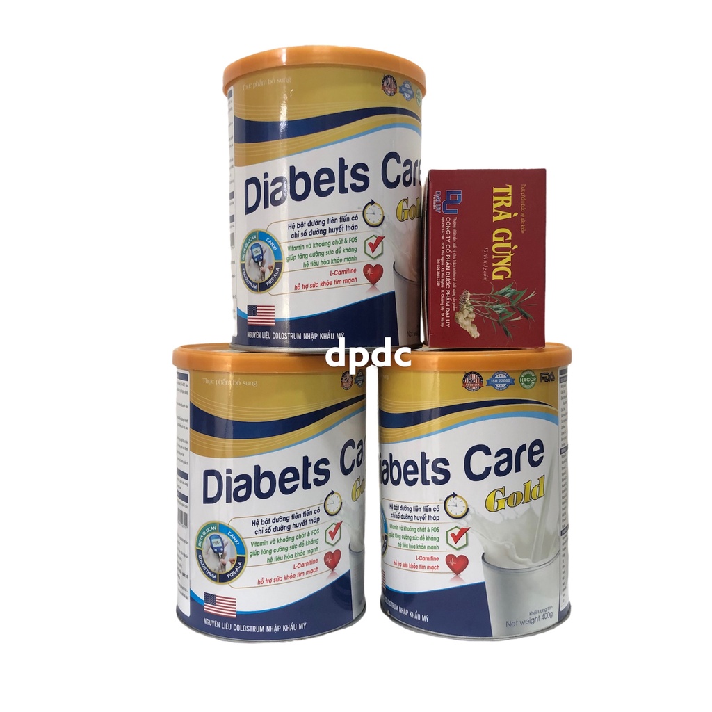 Sữa Tiểu Đường Diabests Care Gold –Bổ sung vitamin và khoáng chất tăng cường sức đề kháng hệ tiêu hóa