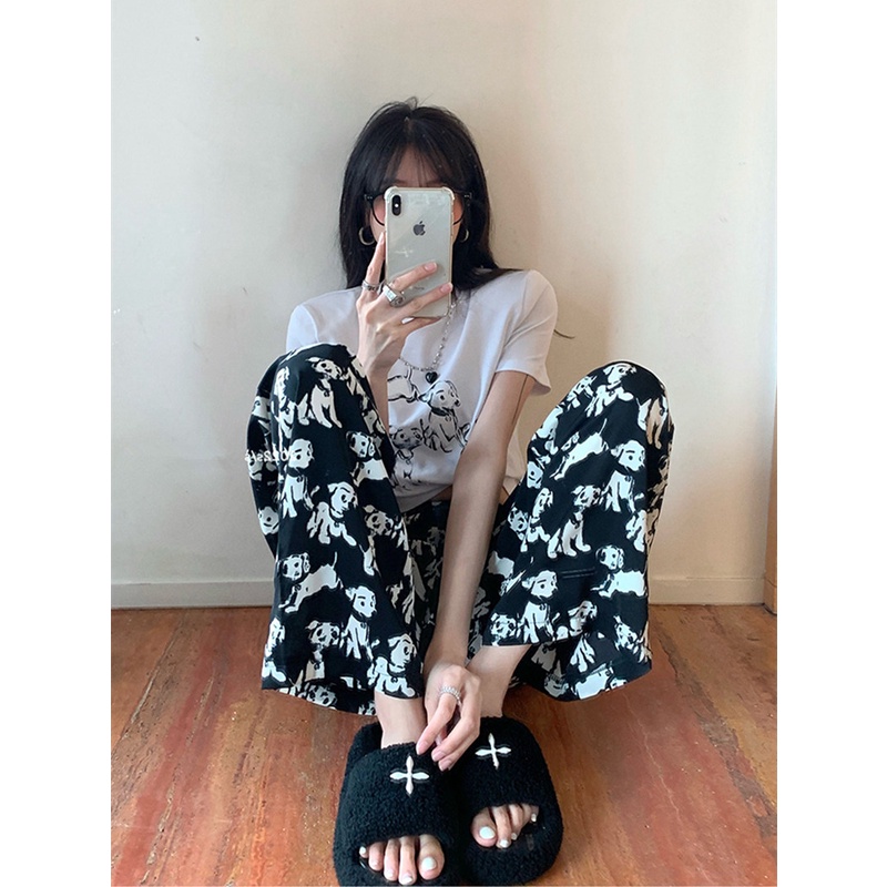 NRVP Quần Thể Thao Ống Rộng Phong Cách Hàn Quốc