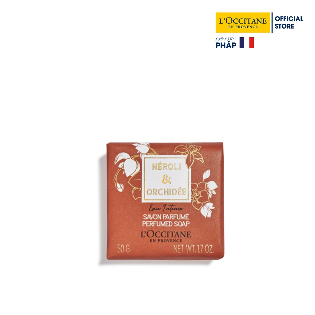 Xà Phòng Tắm Hương Hoa Cam &amp; Hoa Lan Vani Néroli &amp; Orchidée Eau Intense Perfumed Soap 50gr L'Occitane