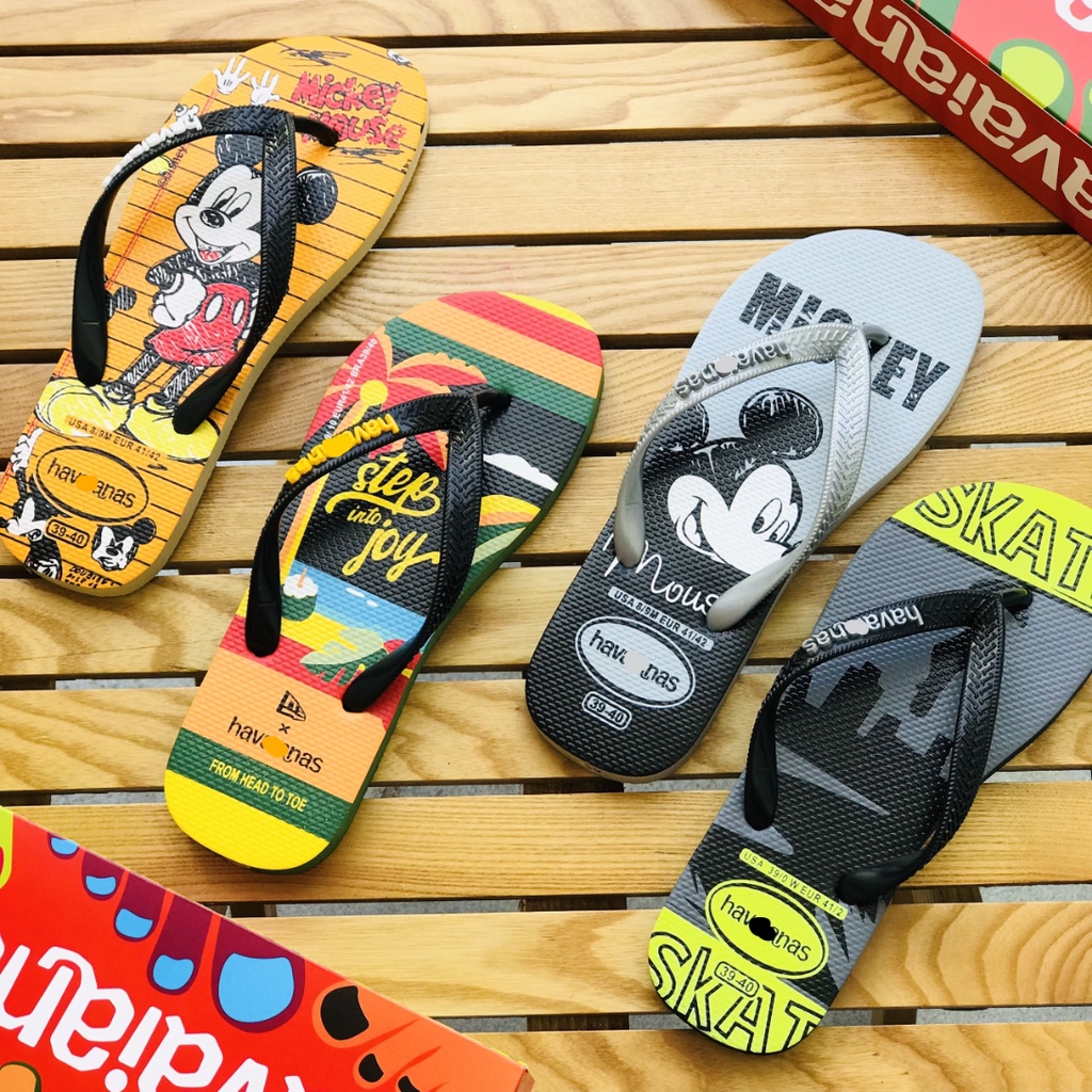 Dép Havaianas Kẹp Nam Thái Lan Dép Tông Lào Havanas Nam Xỏ Ngón Đi Biển Đẹp Hot Trend Full Box Cao Su Cao Cấp