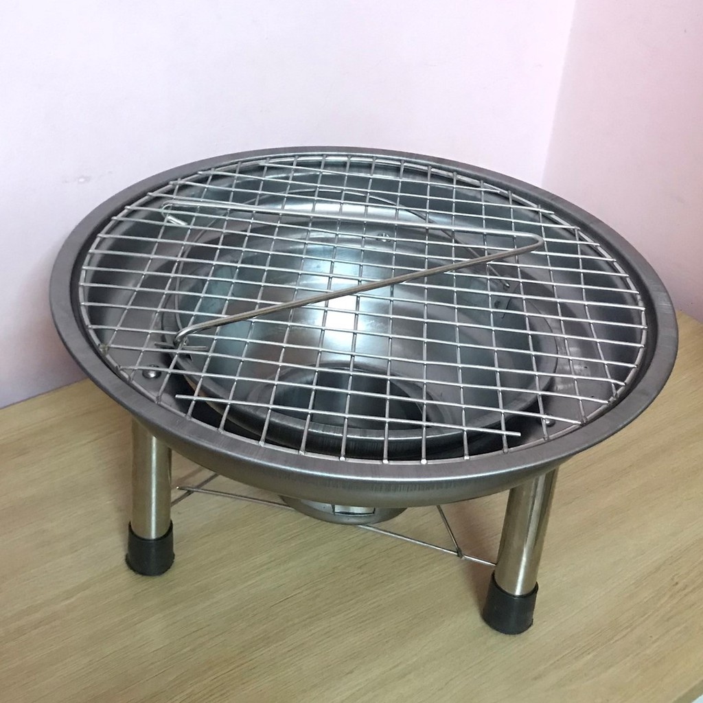 Set vỉ nướng thay thế bếp than hoa inox anhduonghomekit