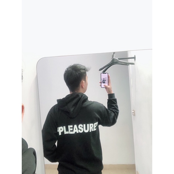Áo unisex hoodie nỉ chui có mũ The private-"Pleasue"