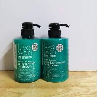 Bộ dầu gội & dầu xã giữ màu livegain