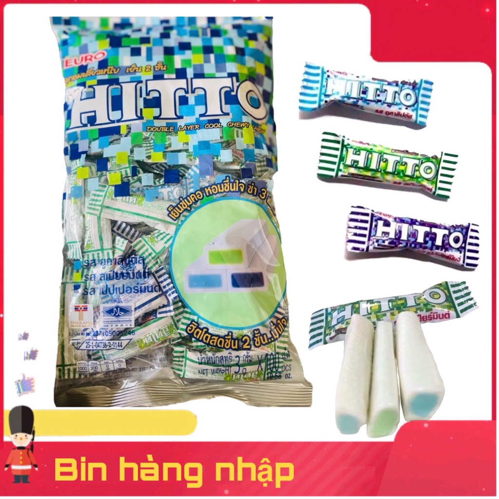 Kẹo hitto bạc hà thái lan 100 viên
