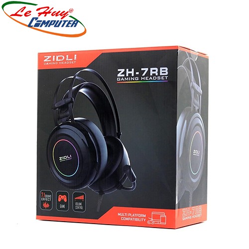 Tai nghe Gaming ZIDLI ZH-7RB (Sound 7.1, Led fix RGB)