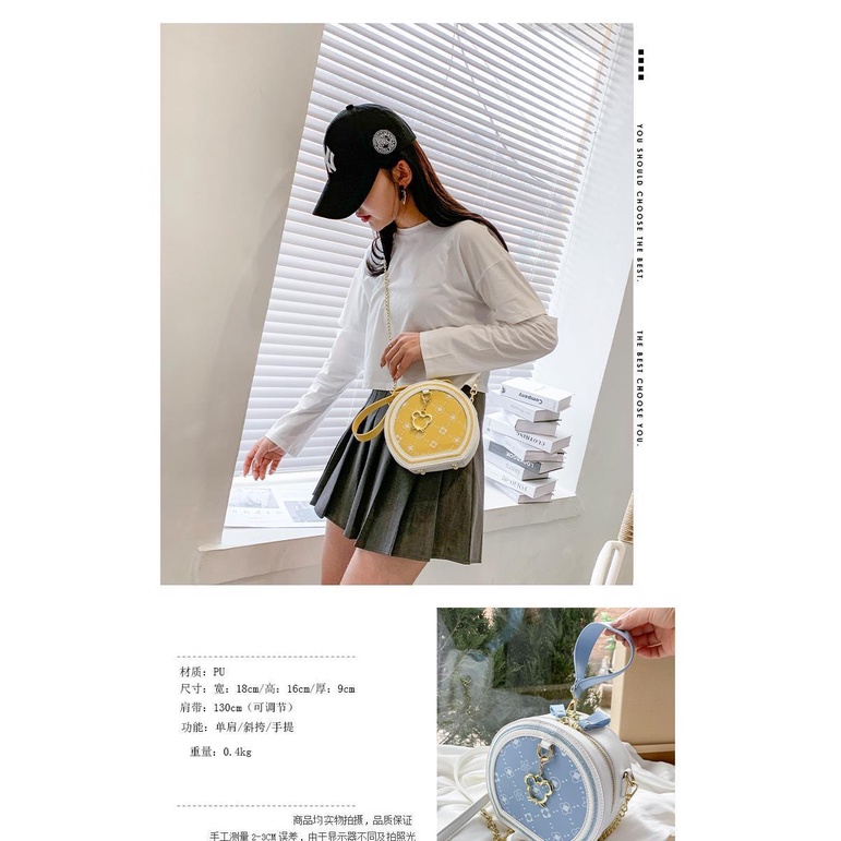 Túi Xách Mini Dáng Tròn Thời Trang Mùa Hè Cho Bé Gái