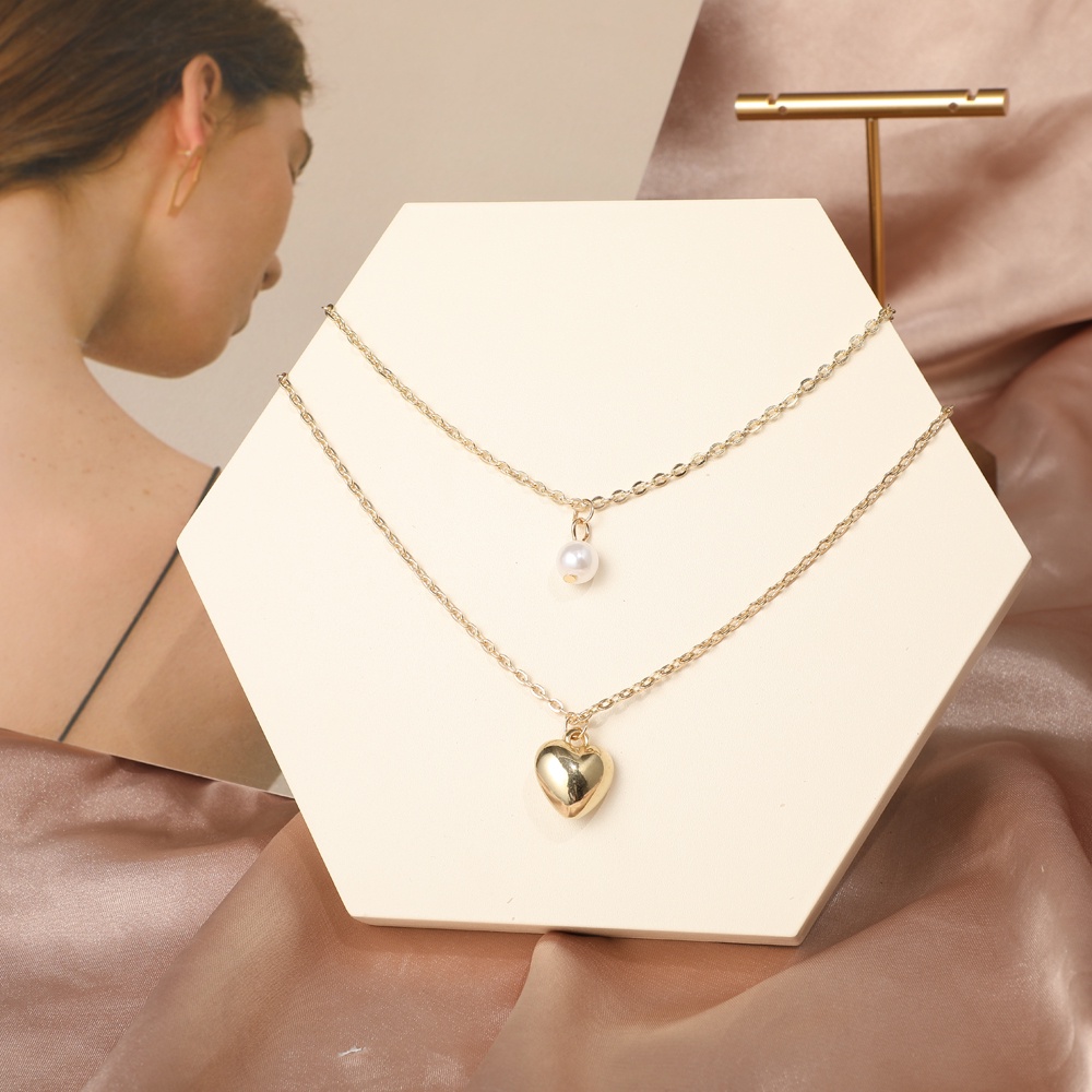 iF YOU Thời Trang Vòng cổ Mặt Hình Bướm Đính Ngọc Trai Nhân Tạo