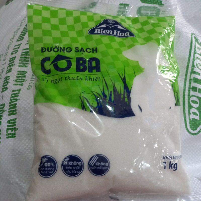 ĐƯỜNG SẠCH CÔ BA 1KG