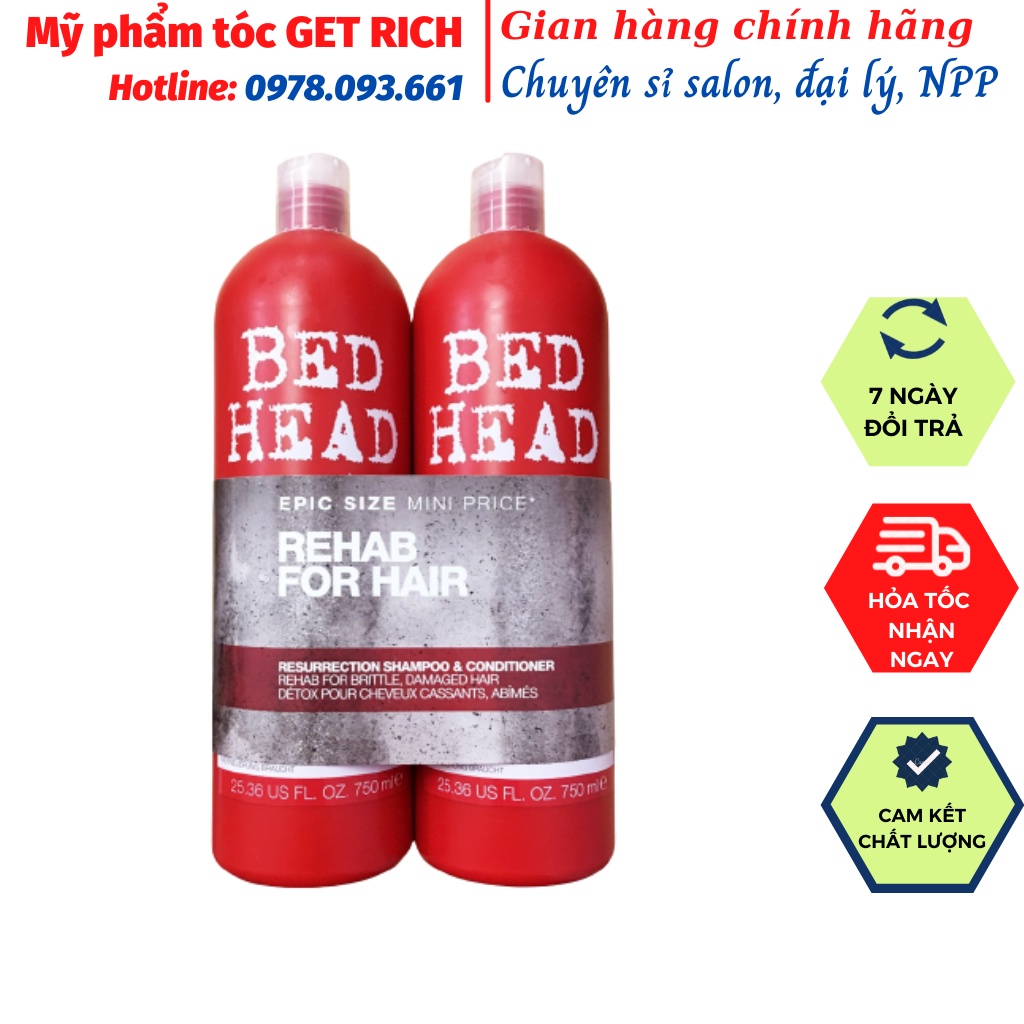 [HÀNG CHÍNH HÃNG] DẦU GỘI XẢ TIGI ĐỎ HƯƠNG THƠM MỀM MƯỢT -DẦU GỘ XẢ TIGI GIÁ SỈ