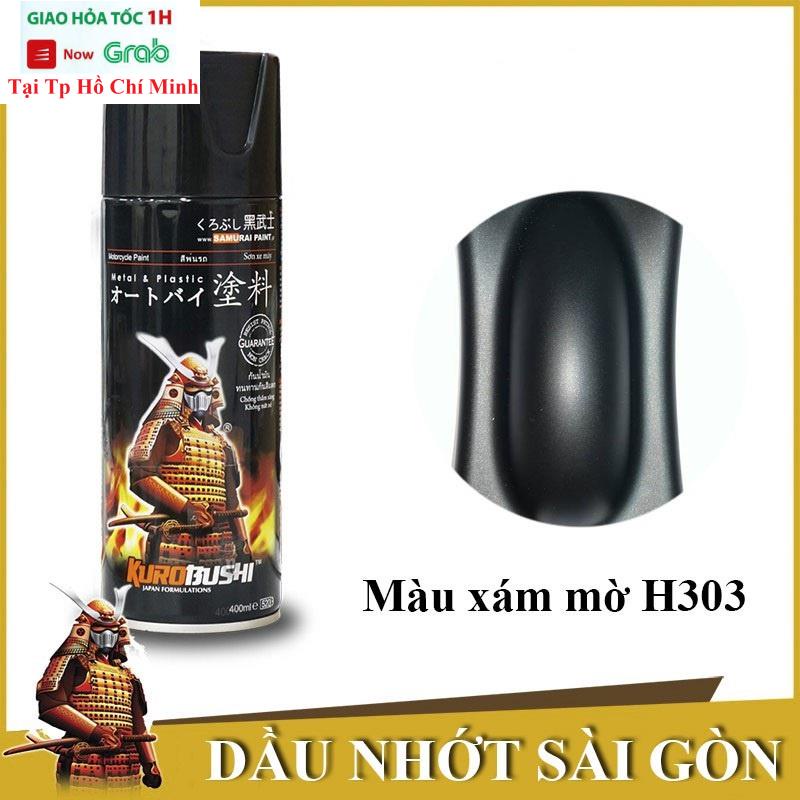 Sơn Xịt Samurai Màu Xám Mờ Honda - Mã H303 Matt Axis Grey