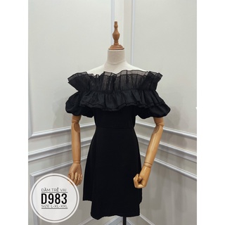 BIGSIZE Đầm trễ vai D983