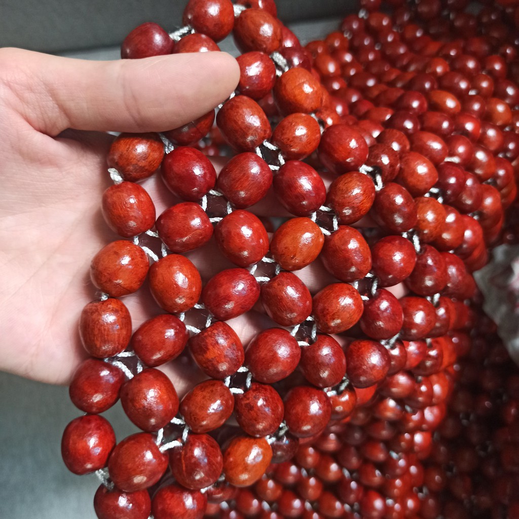 Đệm lót ghế ô tô hạt gỗ 🔴 Gỗ thơm 🔴 Lót ghế đàn gỗ nhãn 12 ly chất lượng