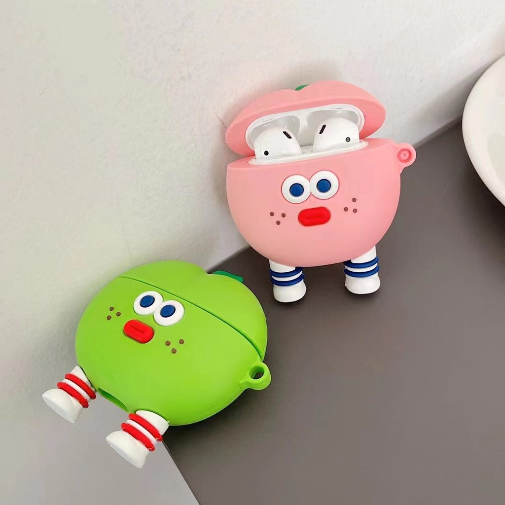 Vỏ Bảo Vệ Hộp Sạc Tai Nghe Airpods 3 Pro 2 3 Họa Tiết Trái Cây Dễ Thương Chất Lượng Cao 2021 Ốp