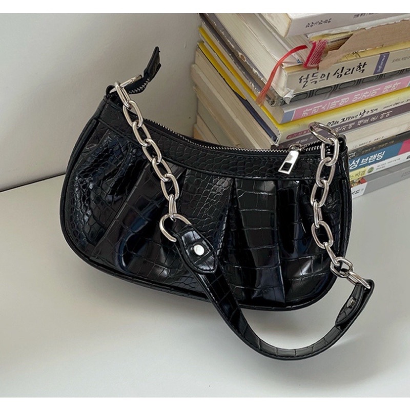 Túi đeo chéo nữ, túi đeo vai da rắn thời trang cực xinh