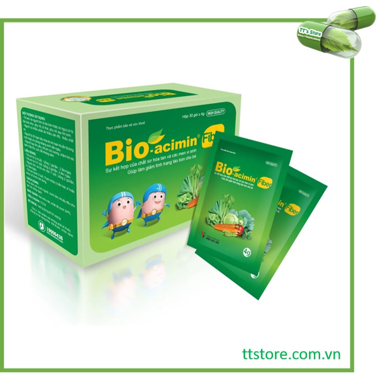 Bio-Acimin Fiber - Chất xơ, táo bón, men vi sinh - Bioacimin