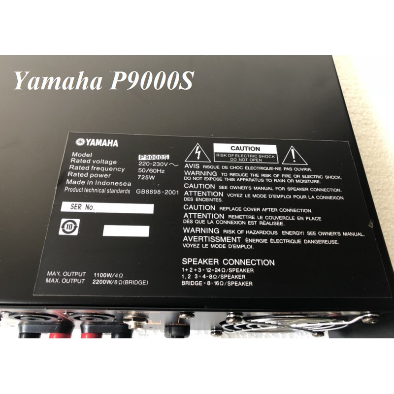 Cục đẩy công suất Yamaha P9000S 40 sò lớn - Cục đẩy công suất 9000
