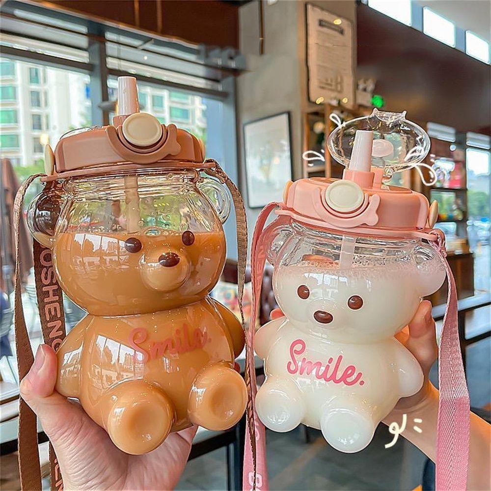 Forever Bear Bình Nước Thể Thao Dung Tích Lớn In Họa Tiết Hoạt Hình Dễ Thương Cho Bé