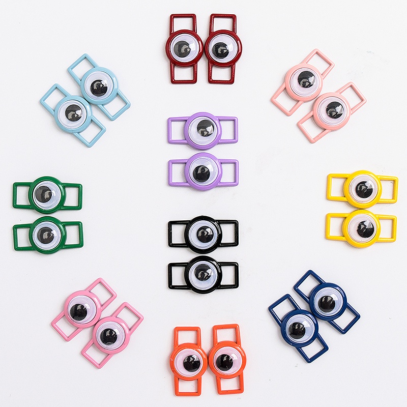 Set 2 Cặp Khóa Dây Giày Đính Đá Nhiều Màu Sắc