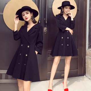 Đầm bigsize cổ vest cho người béo mập