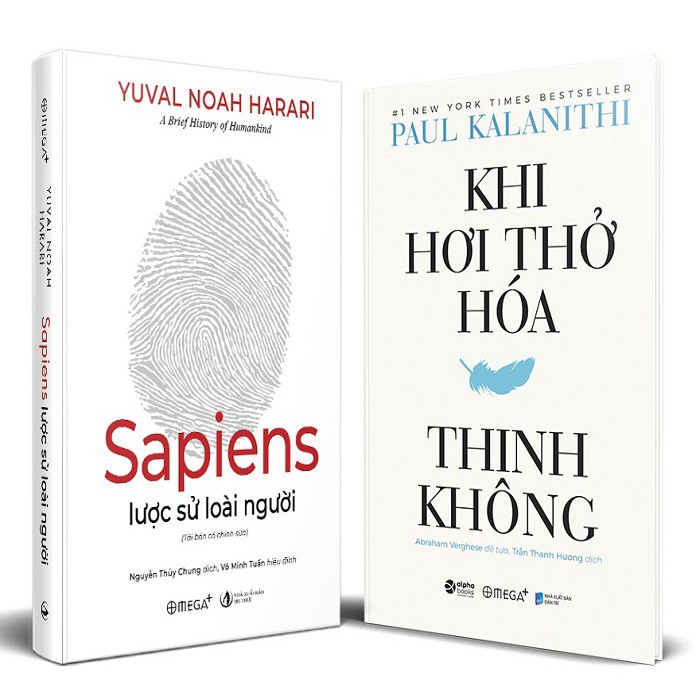 Sách - Combo Sapiens và Khi hơi thở hóa thinh không (Bìa cứng)