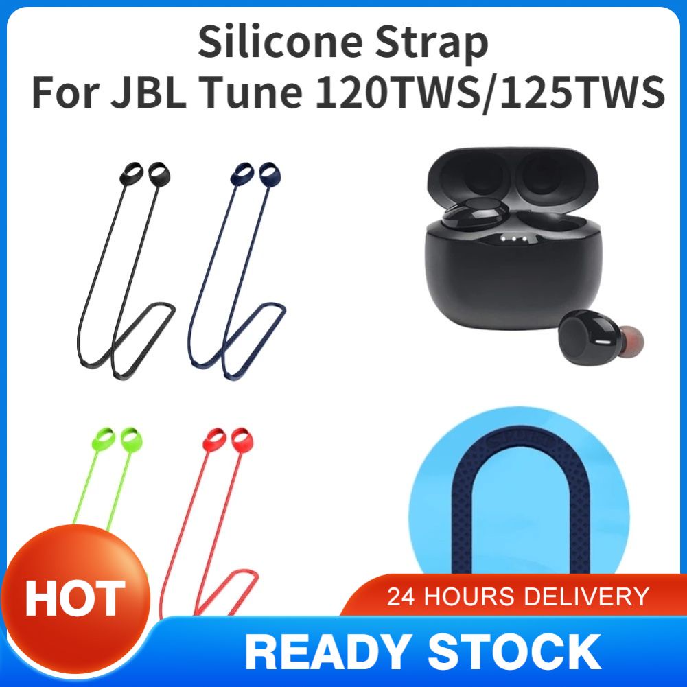 Có sẵn Silicone Tai Nghe Dây Buộc cho JBL Điều Chỉnh 120TWS/125TWS Chống Mất Neck-Treo Tai Nghe Dây Đeo> thủ môn