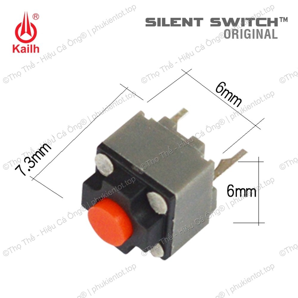 Combo 02 nút bấm chuột KAILH Silent Switch ™ - 8 Triệu lần bấm - Chính Hãng