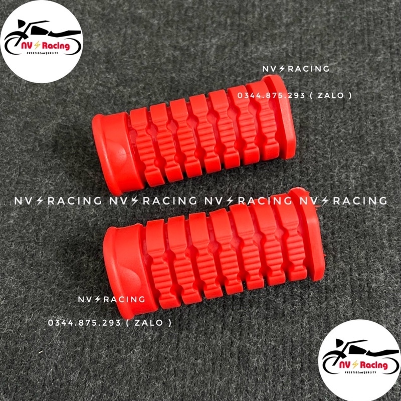 Cao su gác chân trước màu