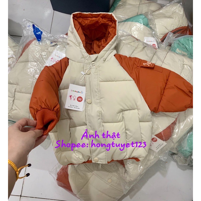Áo khoác phao siêu ấm - áo đại hàn cho bé trai, bé gái - hàng Quảng Châu