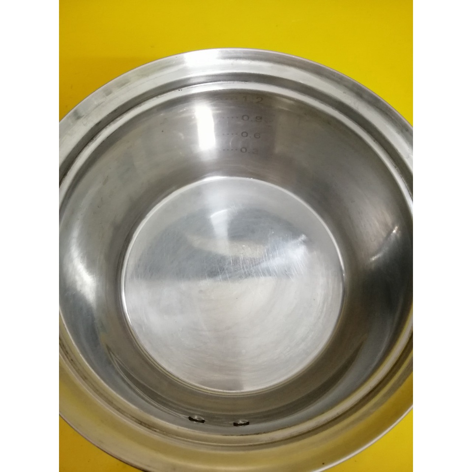 Quánh inox nội địa Nhật, size 18cm, cao 9cm (mã 785), Dùng được bếp từ