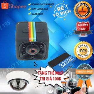 Camera hành trình siêu nhỏ sq11 - tặng thẻ nhớ - hàng chính hãng