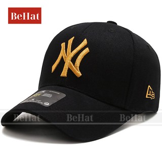 Mũ Nón Kết NY MLB Hàng Xuất, Cờ Bên Hông, Chất Liệu Cotton [NEW ARRIVAL]