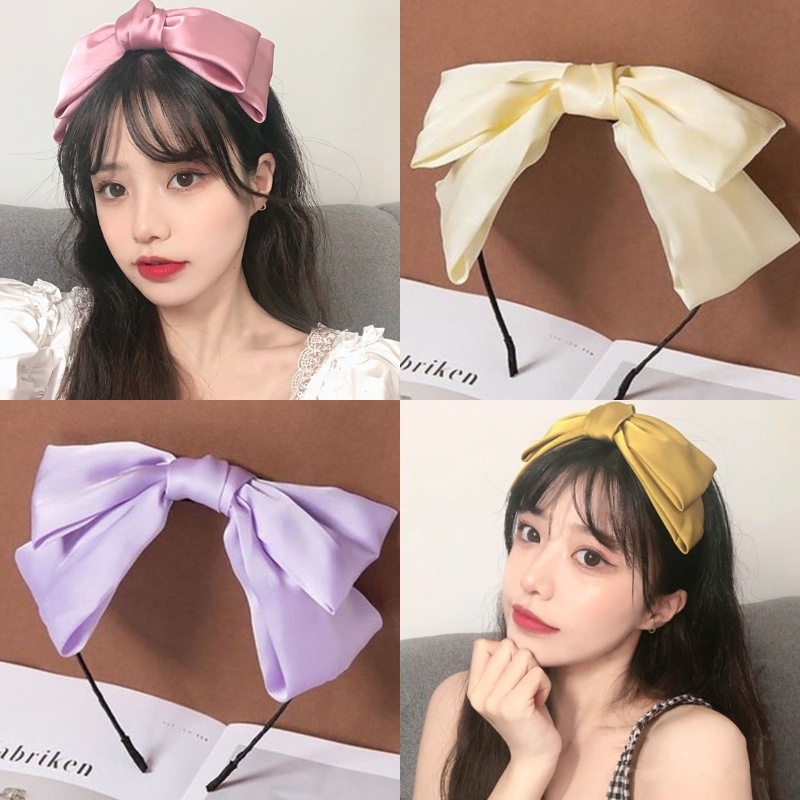 Cài Tóc Đính Nơ Ruy Băng Màu Sắc Cho Bé Gái