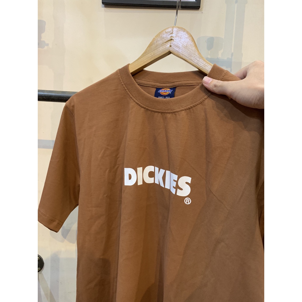 Áo thun Dickies chinh hãng - Nâu cam Vintage, cotton100% - Form unisex.