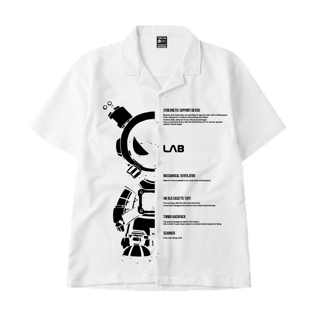 Áo Sơ Mi Ngắn Tay Teelab Local Brand Unisex NOAH 1/2 SS006