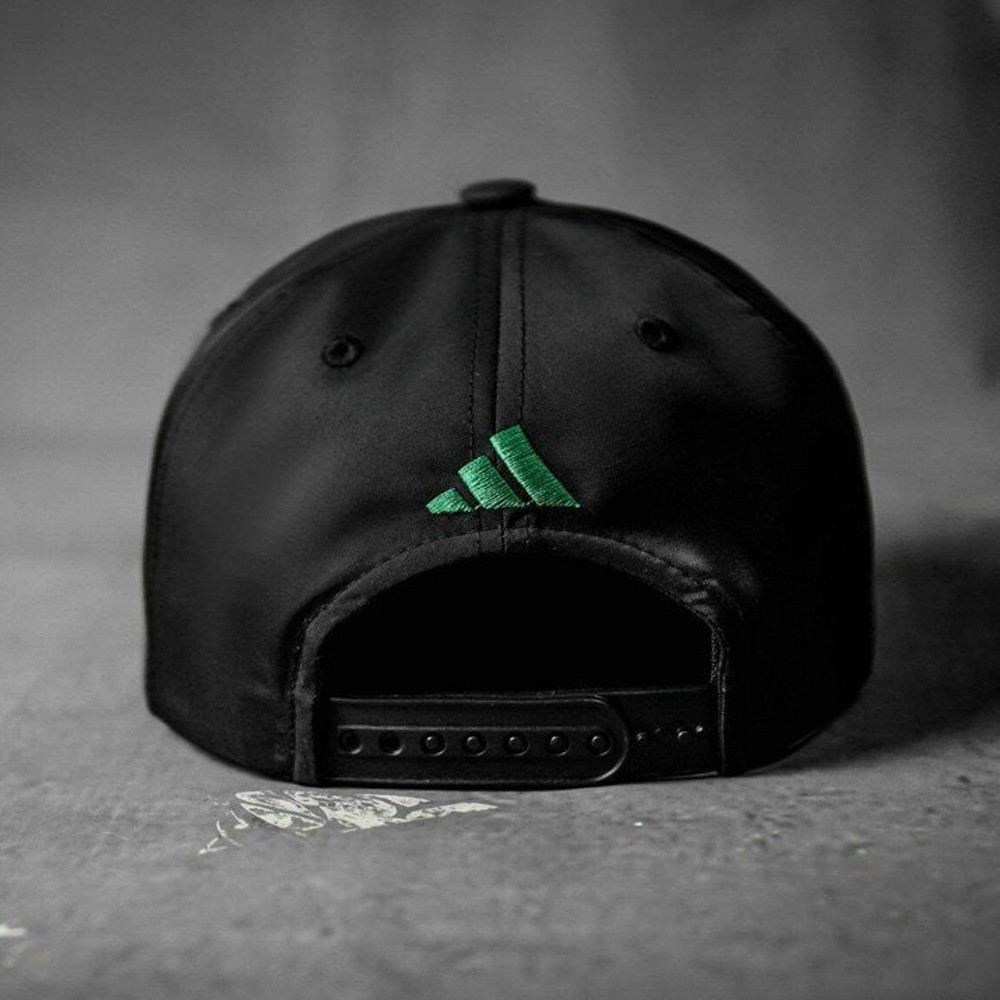 Mũ nón kết lưỡi trai Adidas đen logo xanh snapback cao cấp form đẹp cá tính