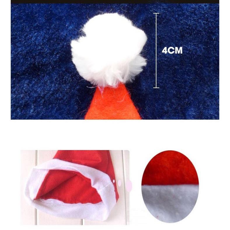 Mũ Ông Già Noel Giáng Sinh - Nón Ông Già Noel Người Lớn Và Trẻ Em