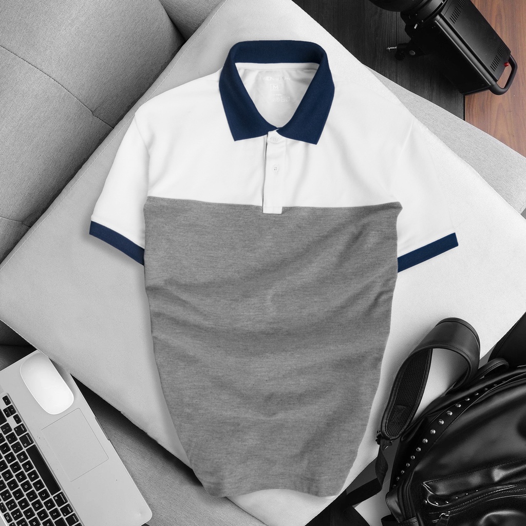 Áo Polo nam, Áo thun polo nam RINA Có Cổ Vải CVC Cá Sấu Cotton Cao Cấp, mẫu mới 2021