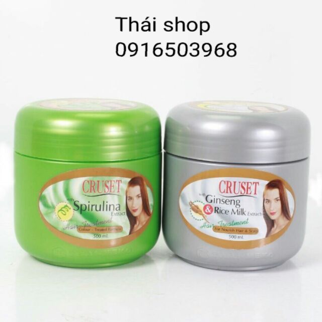 Kem ủ tóc bơ và nhân sâm Cruset Thái Lan